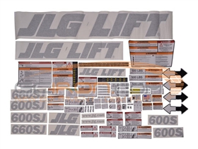 Genuine JLG 1001193633 Decal Kit, Base Machine for 600S and 660SJ